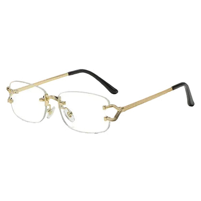 Lunettes de soleil carrées à facettes diamantées